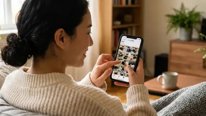 写真アップロード