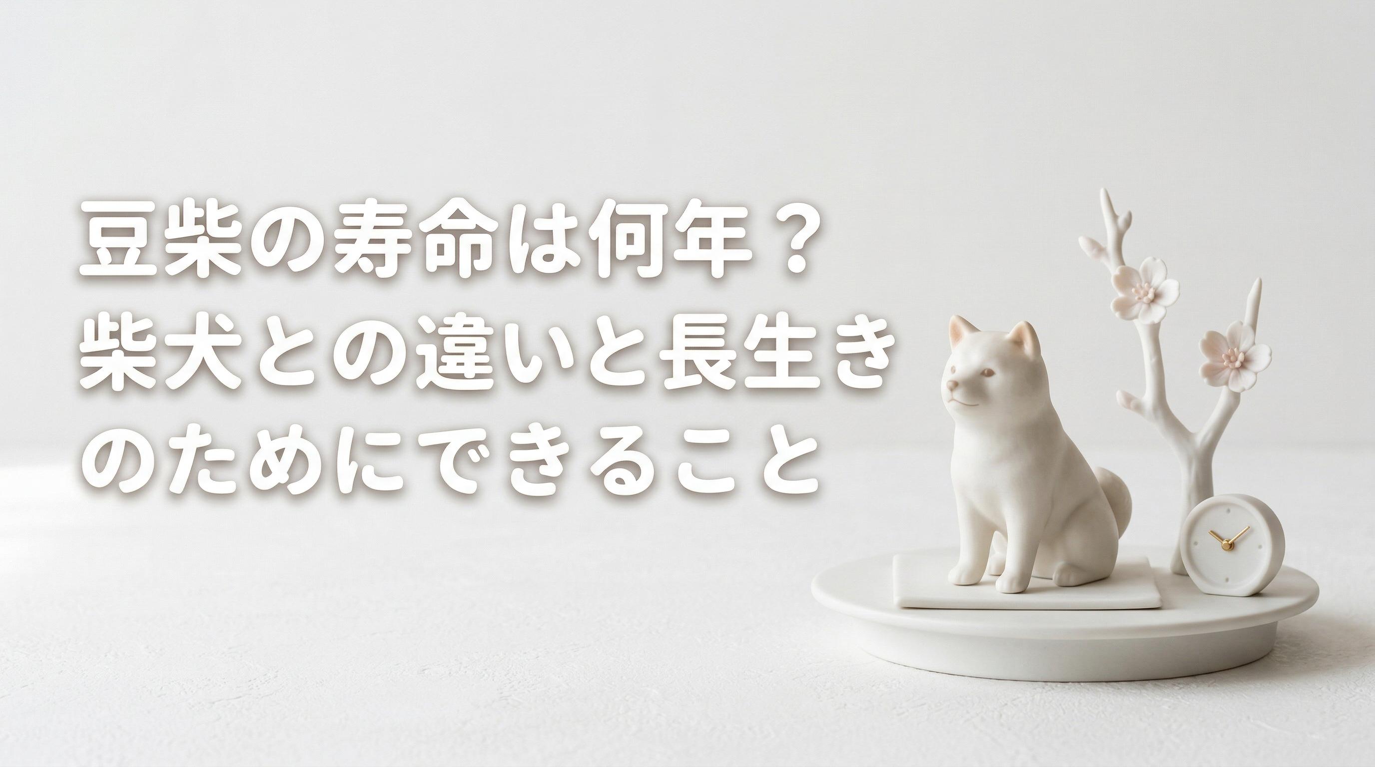 豆柴の寿命は何年?柴犬との違いと長生きのためにできること