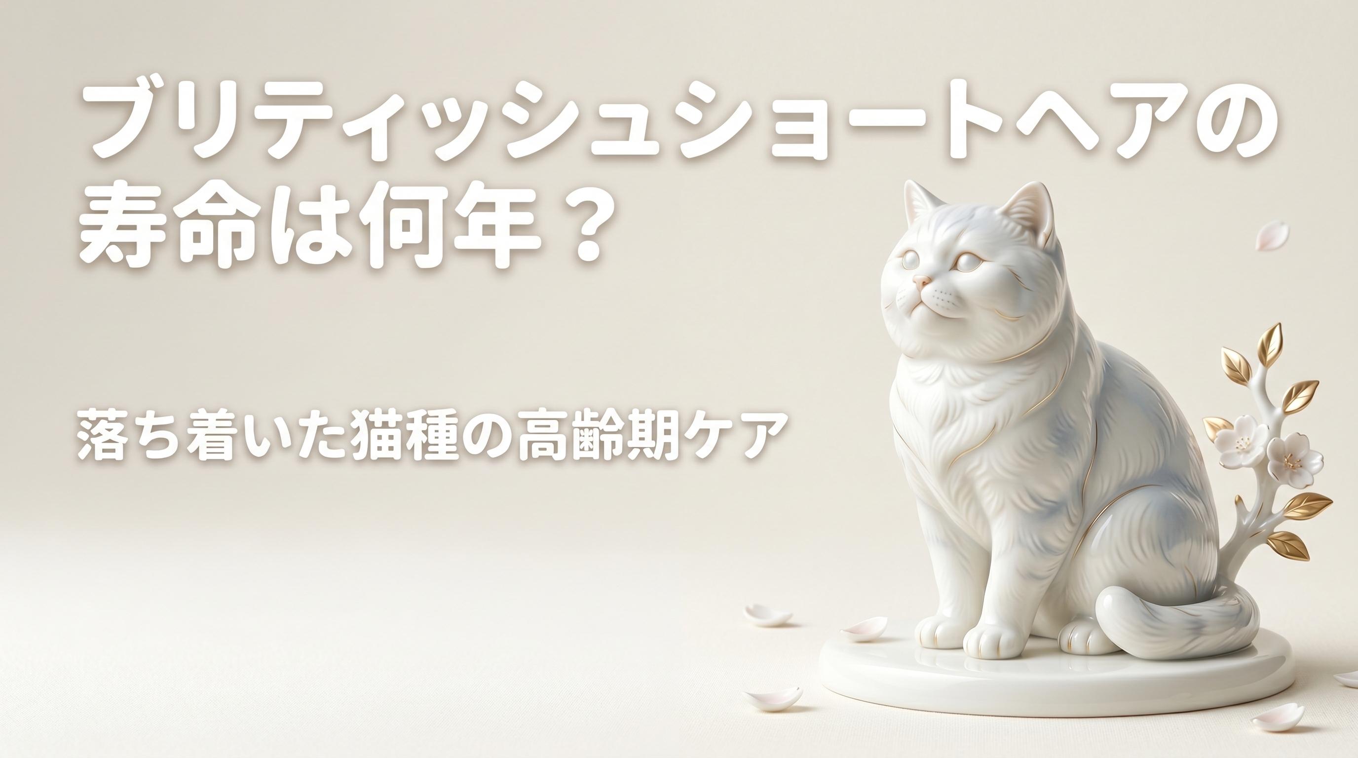 ブリティッシュショートヘアの寿命は何年?落ち着いた猫種の高齢期ケア