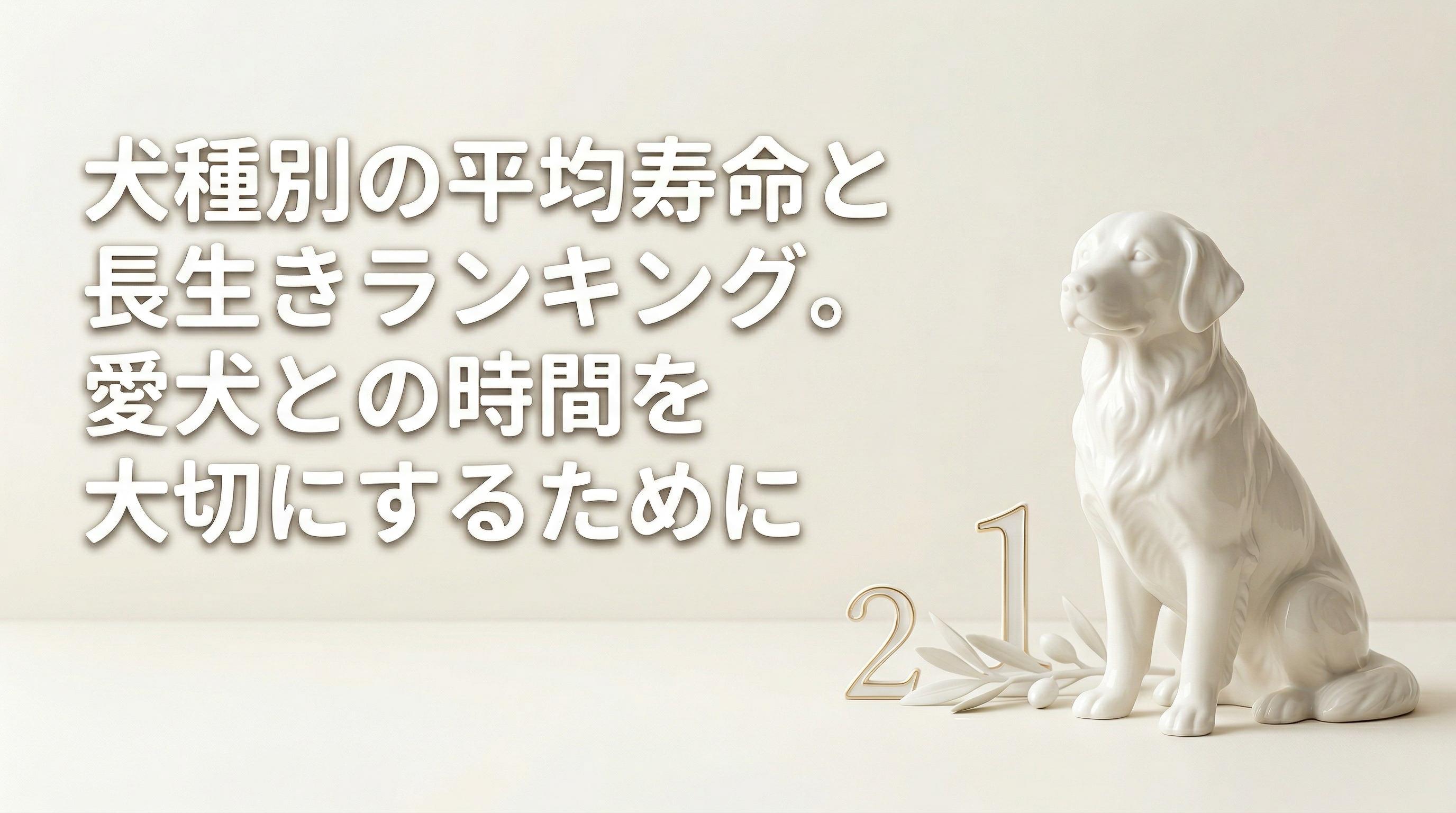 犬種別の平均寿命と長生きランキング。愛犬との時間を大切にするために