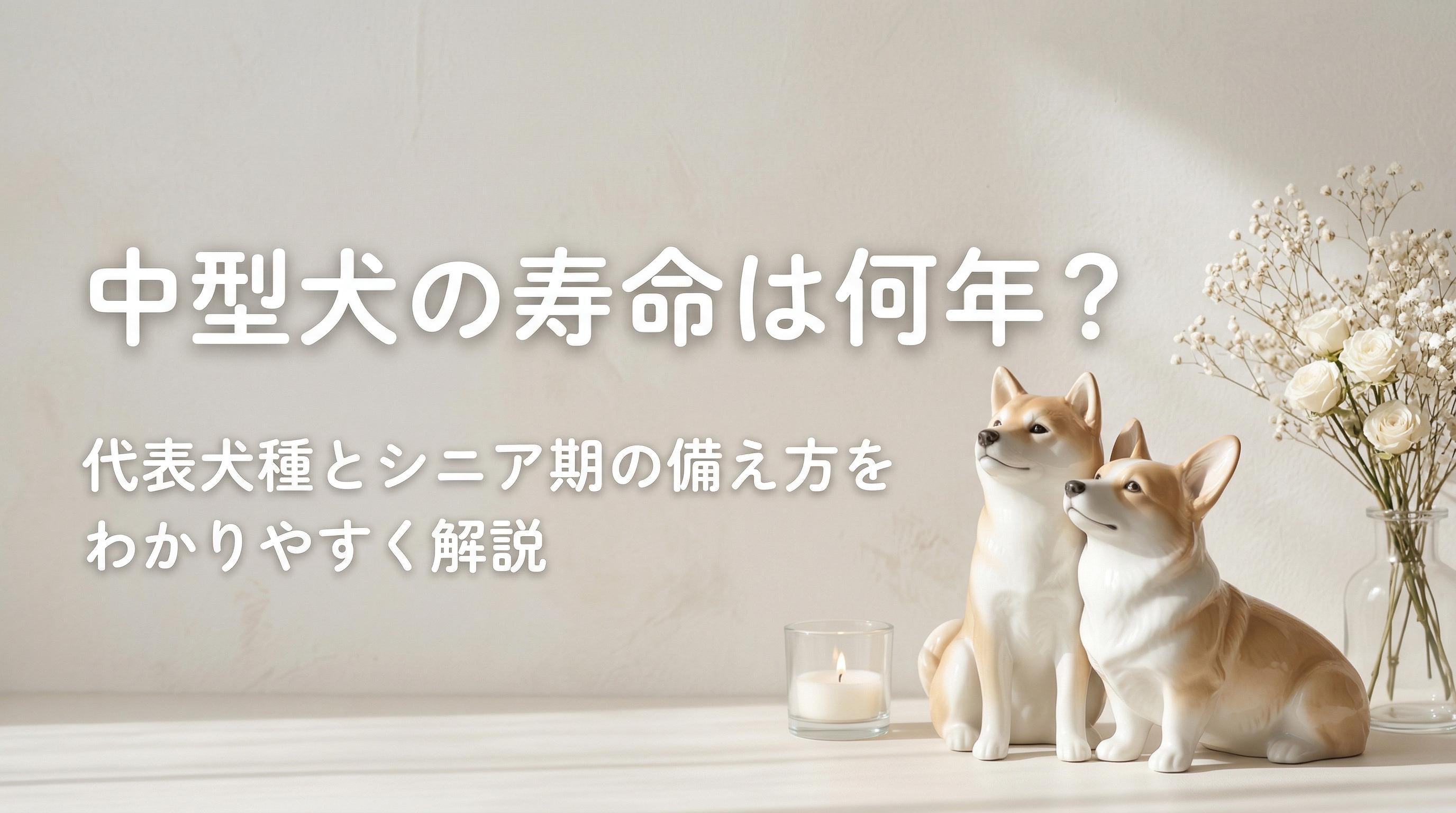 中型犬の寿命は何年?代表犬種とシニア期の備え方をわかりやすく解説
