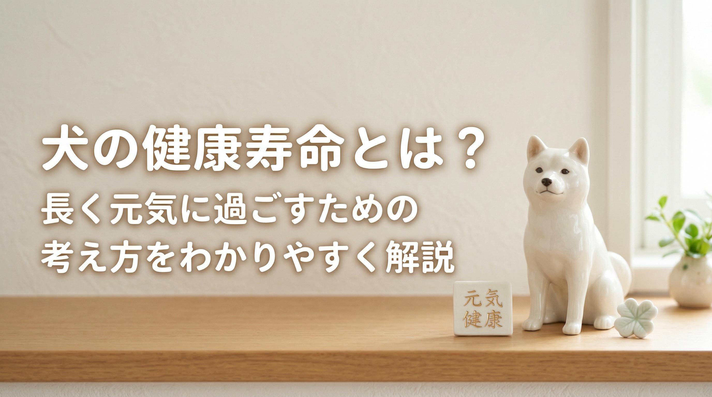犬の健康寿命とは?長く元気に過ごすための考え方をわかりやすく解説