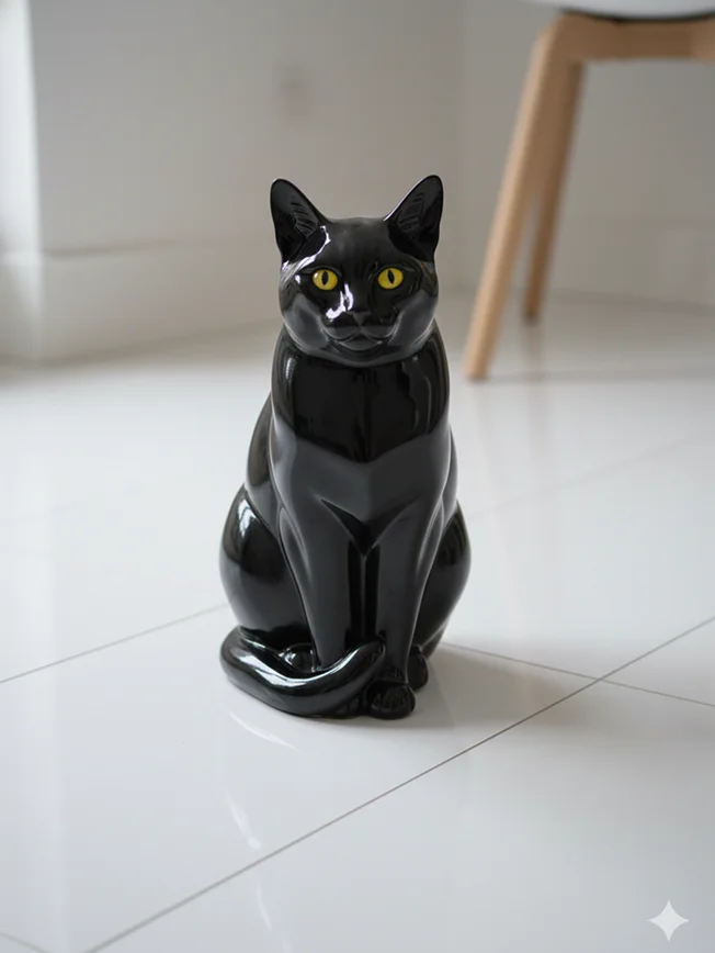 猫の陶器イメージ